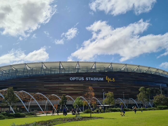 Generic view of Optus Stadium
